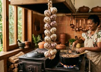 Alho pendurado na cozinha: propriedade científica que avós brasileiras sempre souberam