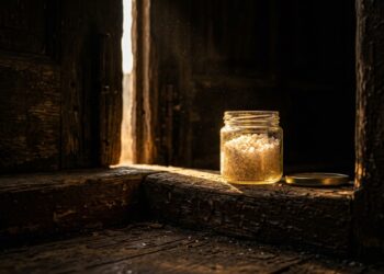 Sal grosso na soleira da porta: por que praticantes de energia o deixam em vidros e não em cumbucas