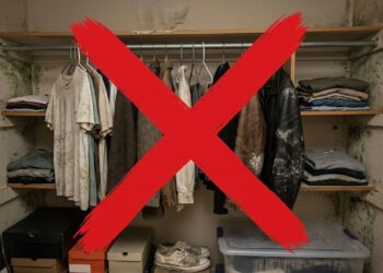 Diga adeus ao mofo e às manchas de umidade que estragam suas roupas: o uso estratégico de giz escolar ou sílica gel para manter o guarda-roupa seco e protegido durante todo o ano