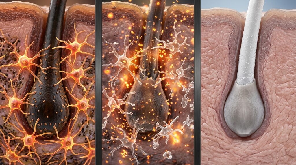 Fios brancos antes dos 30 podem ser alerta e este estudo mostra quando procurar um dermatologista