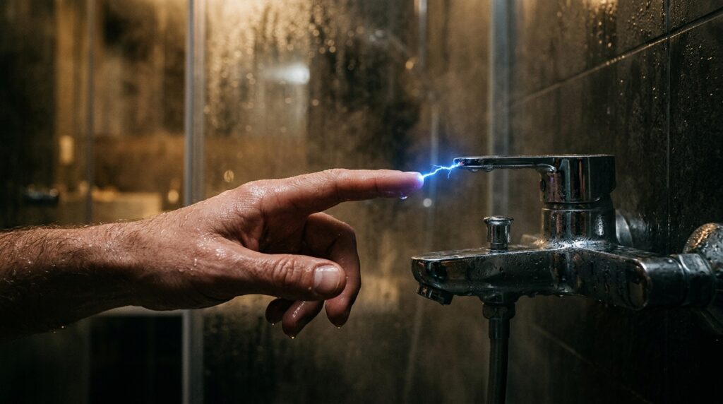 Por que você toma choque ao fechar o chuveiro: a explicação pode não ser a instalação elétrica