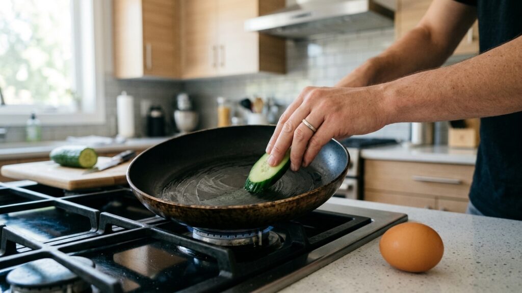 A maneira mais inteligente de fritar ovos sem deixar grudar