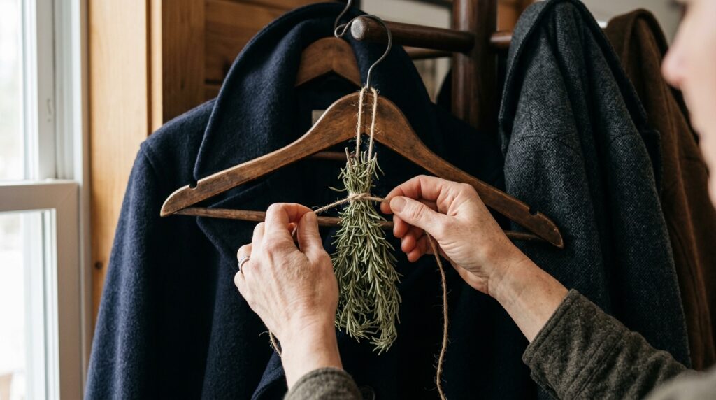 Alecrim no armário: a planta que afasta traças, perfuma as roupas e protege os tecidos