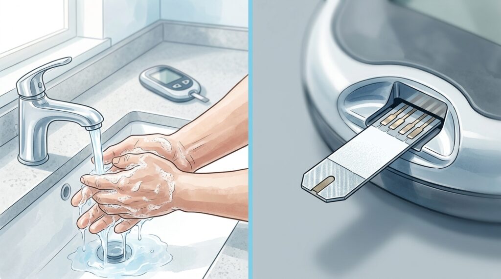 Erros na medição da glicose em casa: 7 falhas que alteram o resultado e como evitá-las