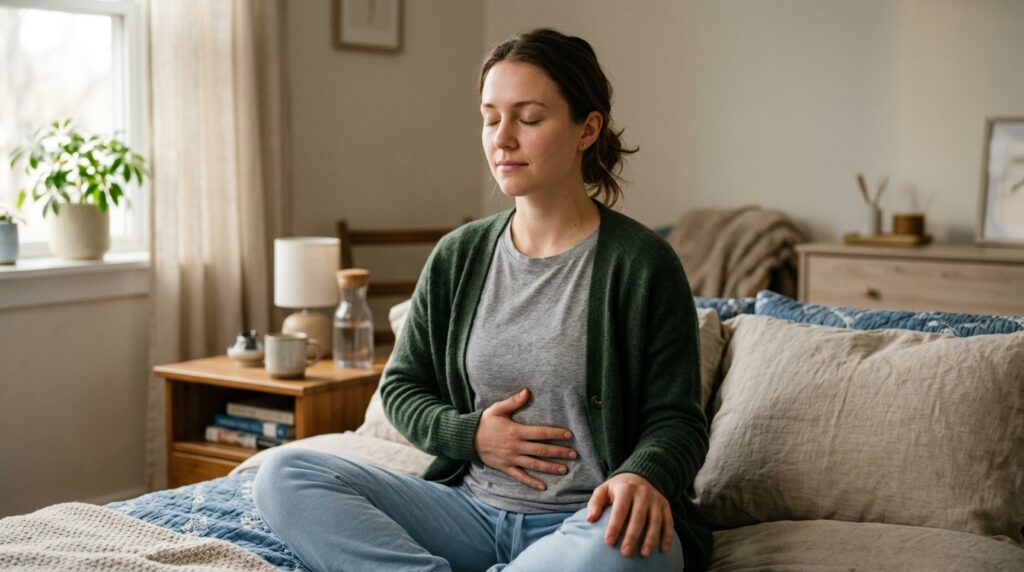 Como diminuir a ansiedade antes de dormir sem sair de casa: técnica respiratória que funciona em 5 minutos