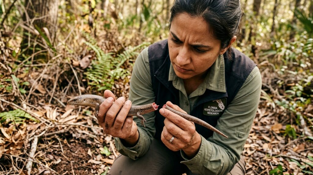 A serpente que consegue se despedaçar para escapar de predadores
