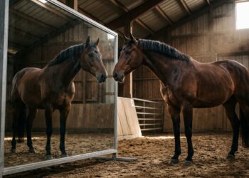 Ele se olhou no espelho e soube que era ele: o cavalo que derrubou o que a ciência acreditava sobre a consciência animal