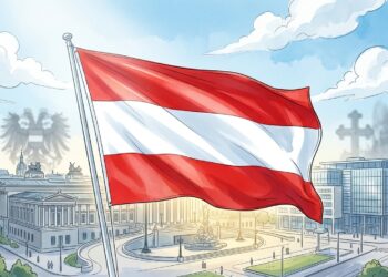 Por que a bandeira austríaca é politicamente secular enquanto todas as outras são religiosas