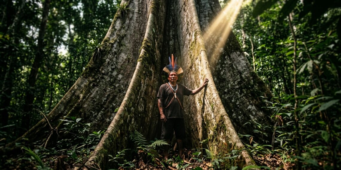 Frase do dia de Floresta Amazônica Xingu, indígena brasileira e defensora: "A floresta é nossa mãe — quem a mata mata a si mesmo"