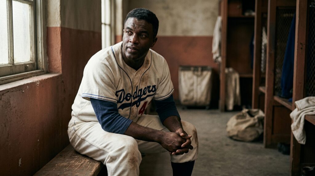 Frase do dia de Jackie Robinson, basebolista pioneiro: "Uma vida não vivida para os outros não é uma vida"