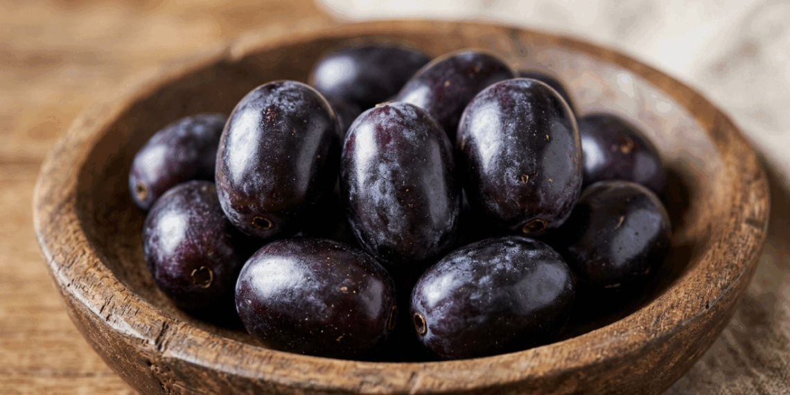 A fruta exótica que tem cor preta e brilhante e sabor de jabuticaba com cravo e que poucos brasileiros conhecem
