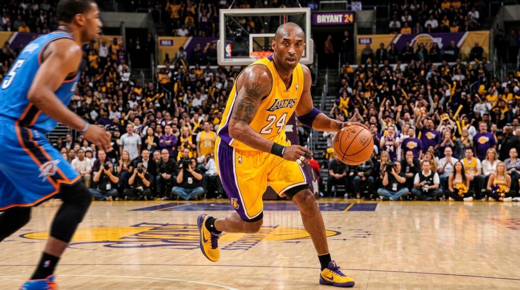 Frase do dia de Kobe Bryant, competitivo e implacável: "Você não precisa ser o mais talentoso; você só precisa querer mais." – Essa declaração explica como a ganância de vitória substitui o dom inato e por que o desejo feroz é a arma que derrotas talentos descompromissados.