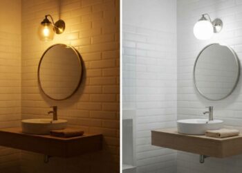 Usar lâmpadas amareladas ou brancas na cozinha e no banheiro: veja a diferença e qual é a melhor escolha para o conforto visual, segundo arquitetos