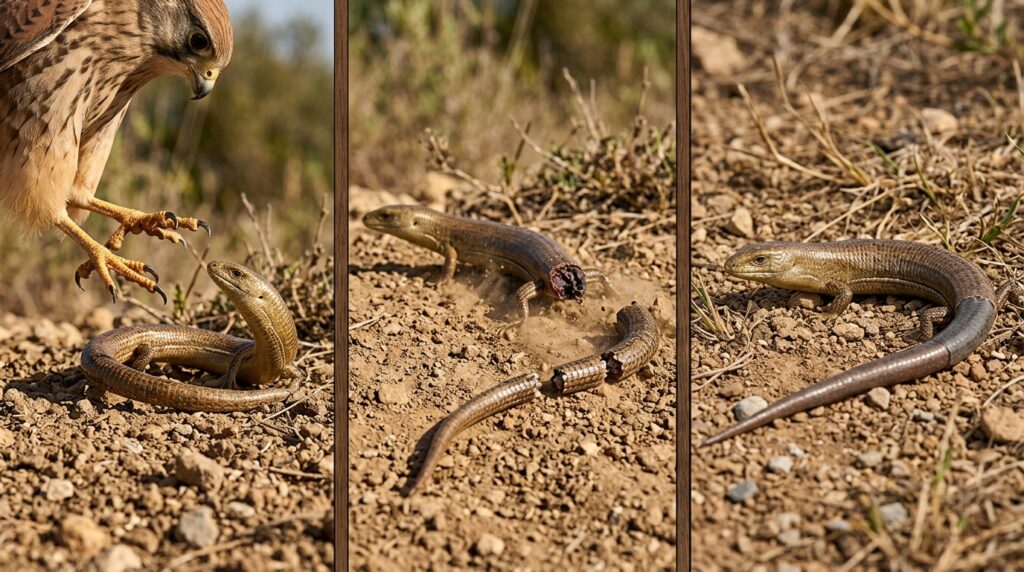 A serpente que consegue se despedaçar para escapar de predadores