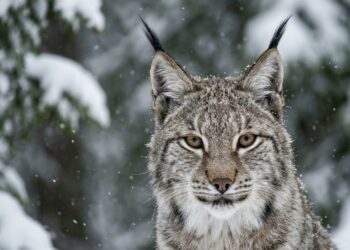 O felino que ouve o silêncio: como os tufos do lince o tornam um predador invisível