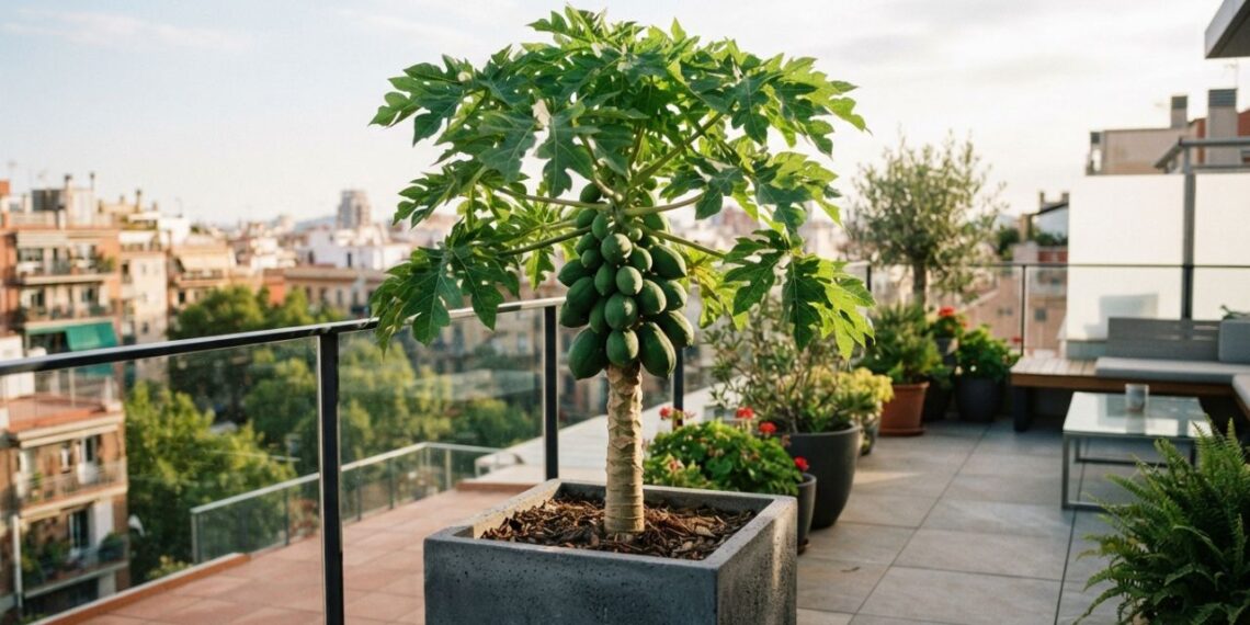 Como plantar mamão em vaso e colher frutos doces em varandas pequenas sem precisar de quintal, segundo especialistas