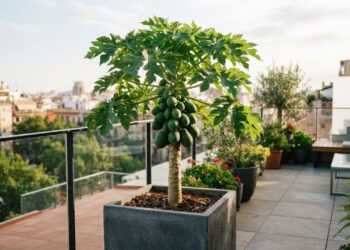 Como plantar mamão em vaso e colher frutos doces em varandas pequenas sem precisar de quintal, segundo especialistas