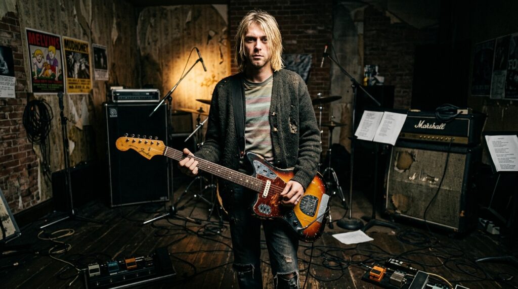 Frase do dia de Kurt Cobain, músico e vocalista do Nirvana: "Prefiro ser odiado por quem sou do que amado por quem não sou"