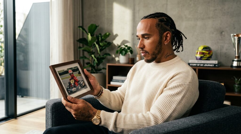 Frase do dia de Lewis Hamilton, piloto de Fórmula 1 campeão: "Você não precisa ser nascido de ouro para brilhar como ouro"