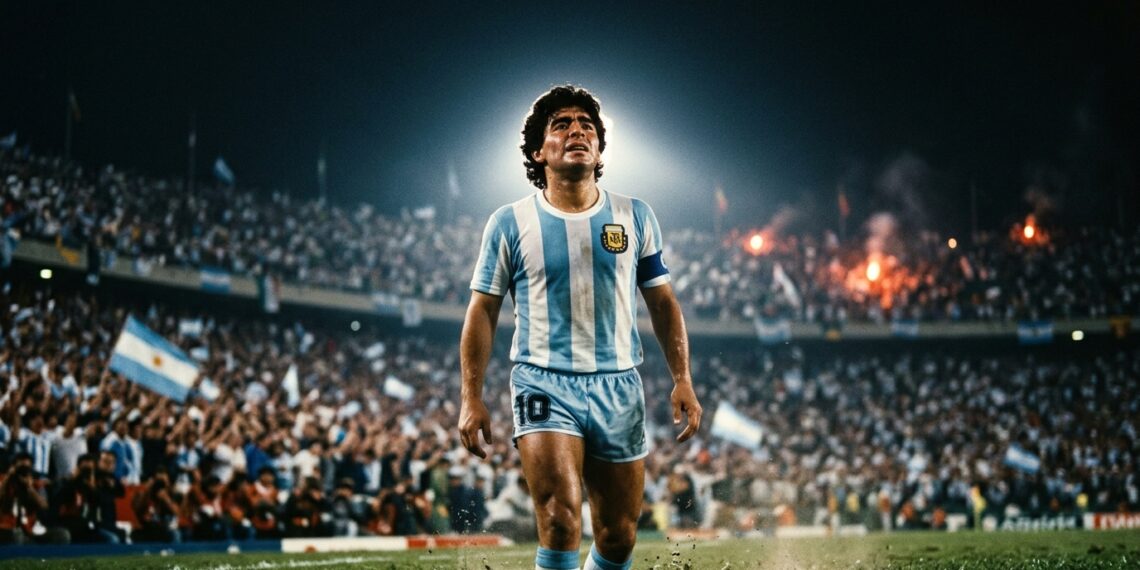 Frase do dia de Diego Maradona, futebolista argentino genial: "Eu sou homem de futebol, esse é meu lugar no mundo"