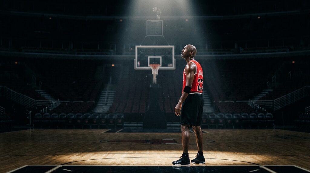 Frase do dia de Michael Jordan: "Nunca fui tão preparado quanto meus competidores, mas estava mais motivado." – Como a confiança transforma talento em liderança e por que acreditar em si mesmo é uma vantagem competitiva invisível.