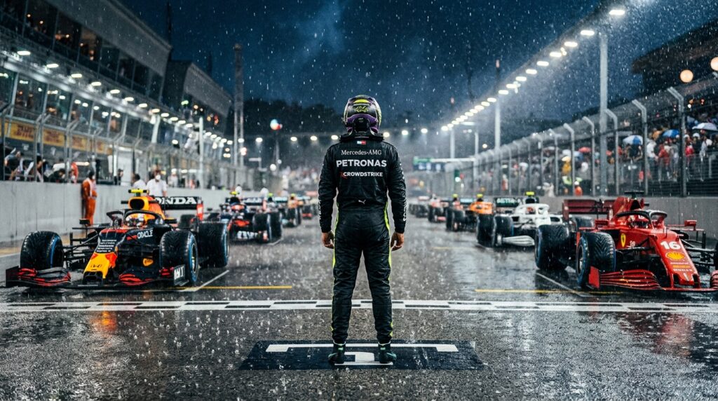 Frase do dia de Lewis Hamilton: "Sob pressão, os diamantes são formados." – O segredo emocional para performar bem quando tudo está em jogo segundo o piloto que mais quebra recordes.