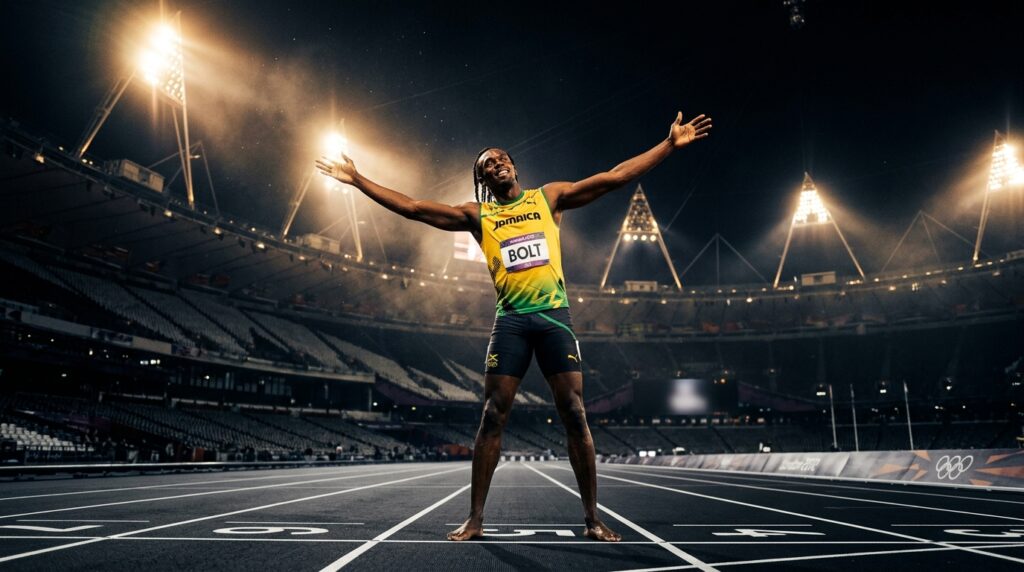 Frase do dia de Usain Bolt: "Eu sou o mais rápido do mundo." – O poder da autoconfiança segundo o homem que quebrou recordes mundiais e por que a mentalidade determina o desempenho.