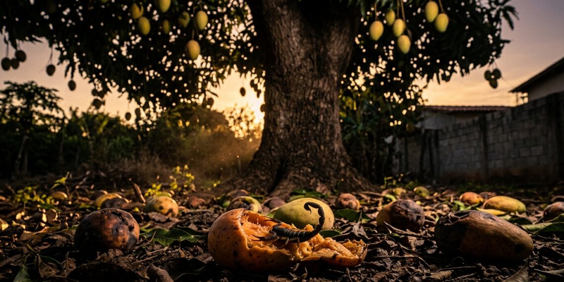 Se você tem essa árvore no quintal, corte agora: o fruto apodrecido atrai o bicho mais peçonhento do verão.