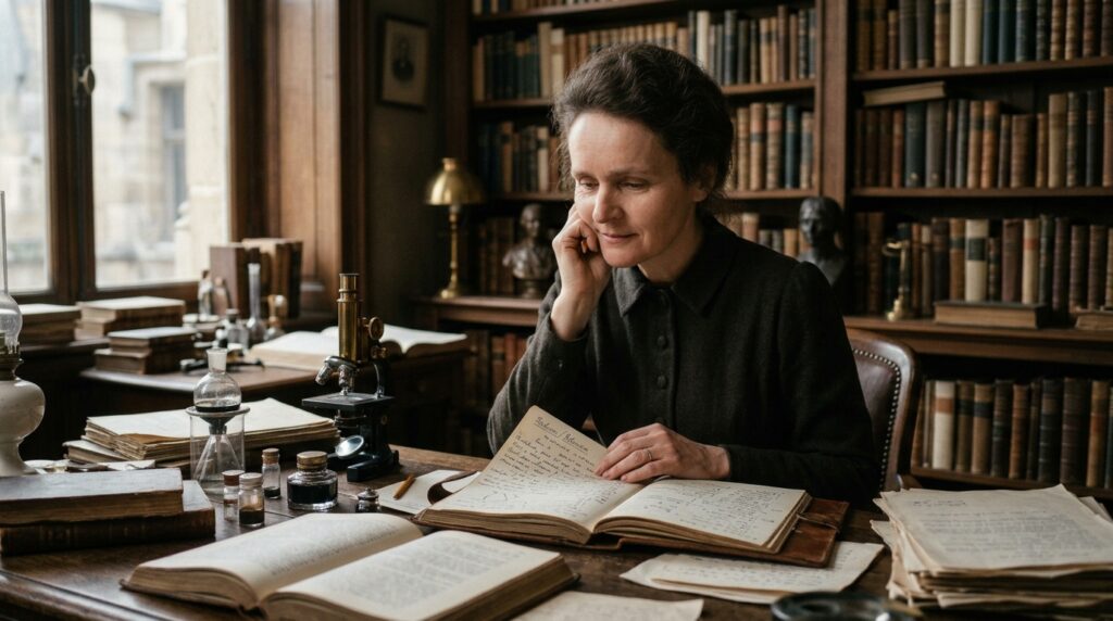 Frase do dia de Marie Curie, cientista e Nobel vencedora: "Nada na vida deve ser temido, apenas compreendido"