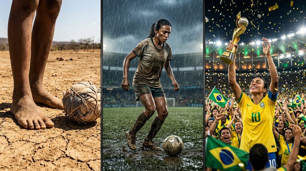 Frase do dia de Marta: "A pressão é privilégio." – Como Marta venceu a pressão e se tornou a melhor jogadora do mundo e por que ver desafios como oportunidades.