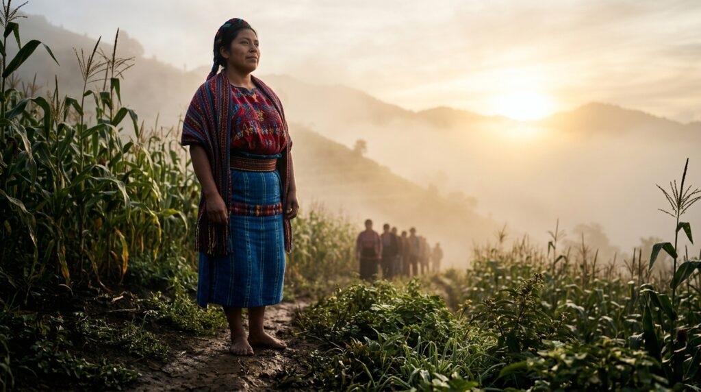 Frase do dia de Rigoberta Menchú, indígena guatemalteca e ativista: "Minha vida não é minha; é de meu povo — e por isso luto"