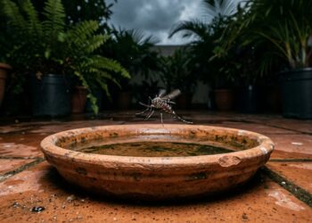 7 locais da sua casa que viram criadouro do mosquito da dengue e você não percebe
