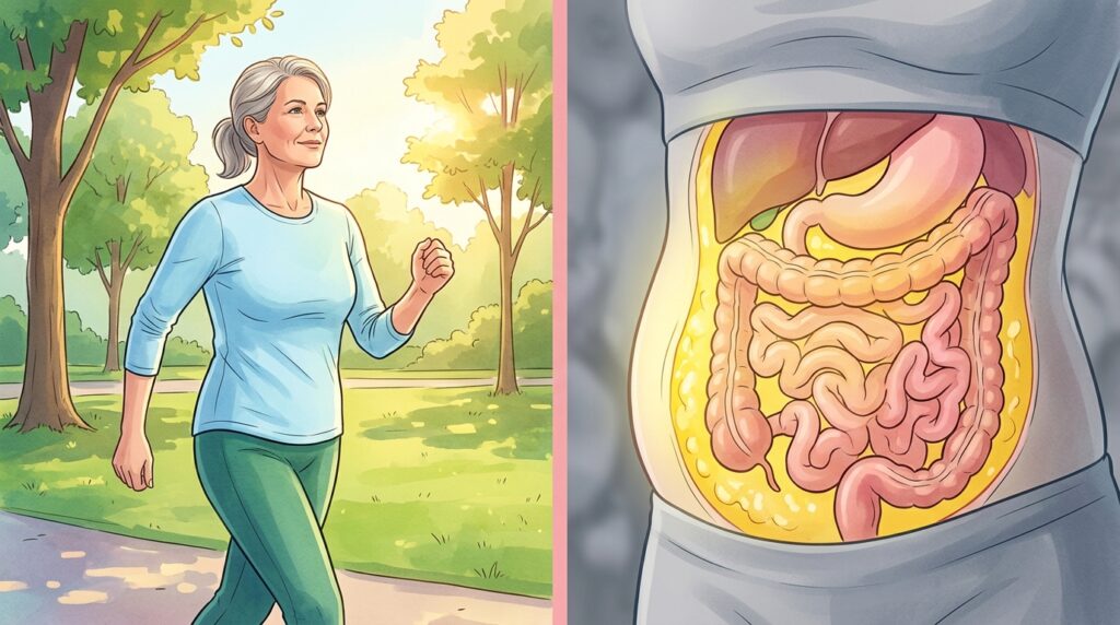 Sua calça preferida apertou após a menopausa? O que a ciência diz sobre a barriga que insiste em crescer