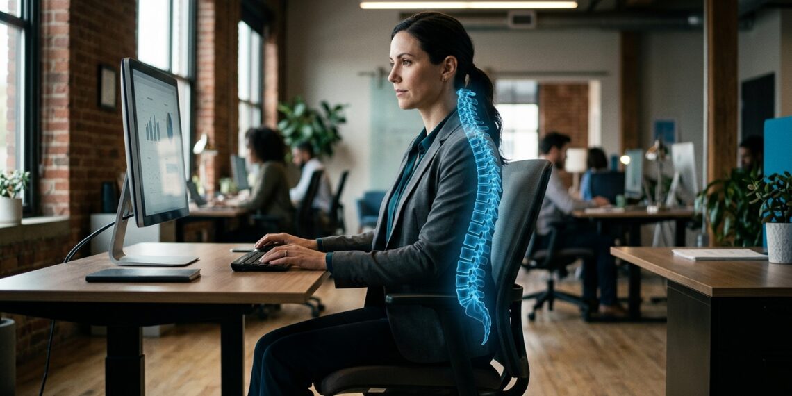 Dor nas costas por sentar 8 horas no trabalho: o que a indústria não quer que você saiba sobre sua postura