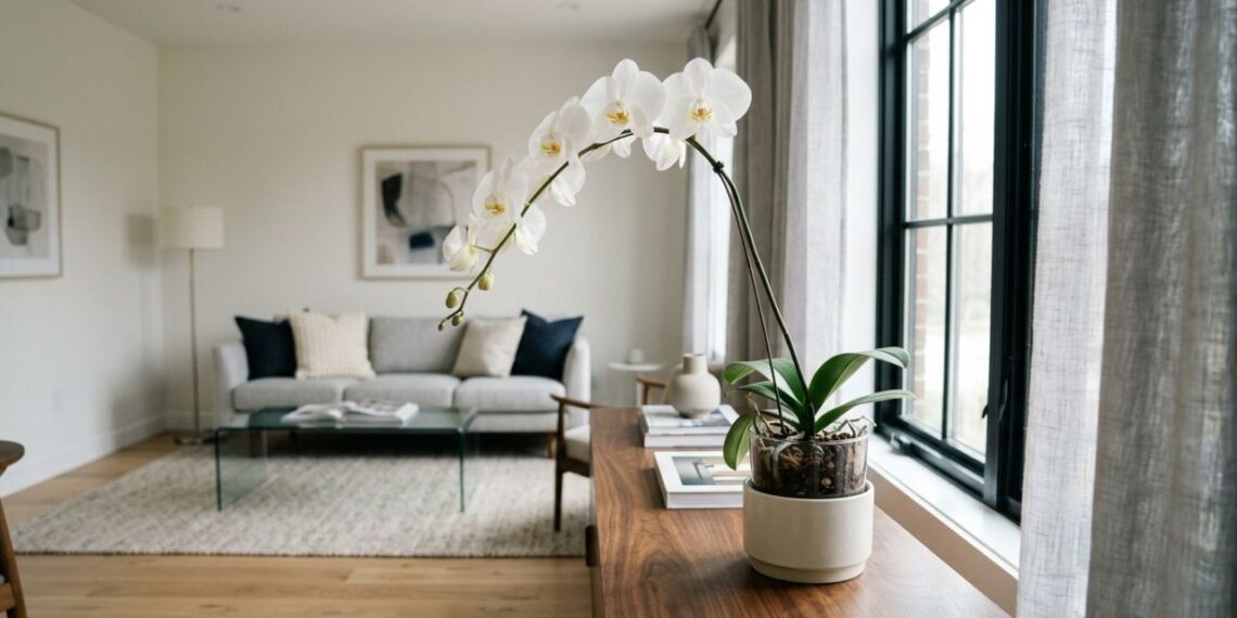 Por que a orquídea phalaenopsis não floresce dentro de casa e qual é o papel da variação térmica noturna