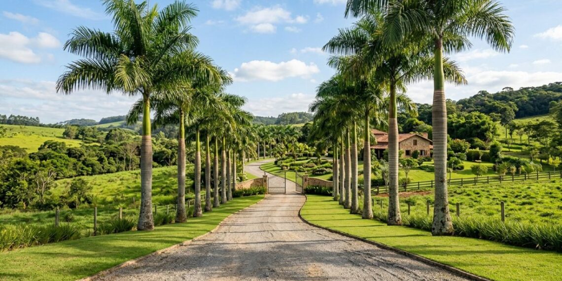 5 palmeiras nativas cujas raízes não danificam a entrada de veículos, perfeitas para portões de chácara