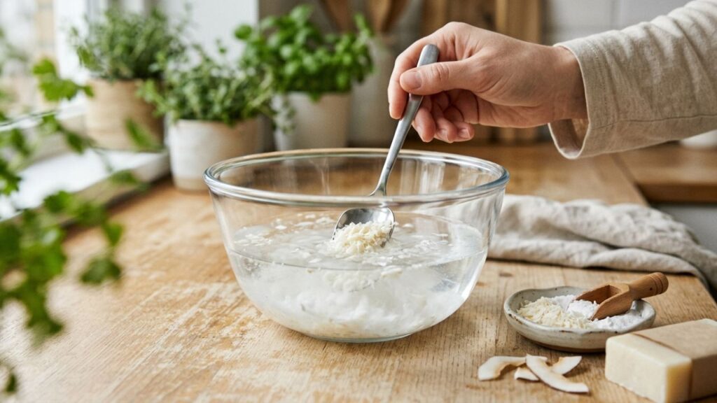 Como remover o encardido profundo de panos de prato: o truque do molho térmico com sabão de coco e bicarbonato que devolve a alvura original das peças sem danificar as fibras