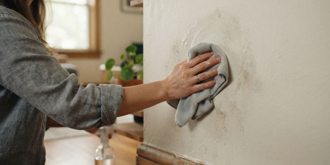 Como tirar mancha de mofo de parede pintada sem estragar a cor? O método simples para usar no inverno