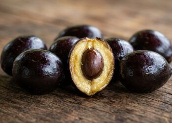 A fruta da mata que tem cor roxa brilhante e sabor de azeite de oliva suave e que poucos brasileiros conhecem