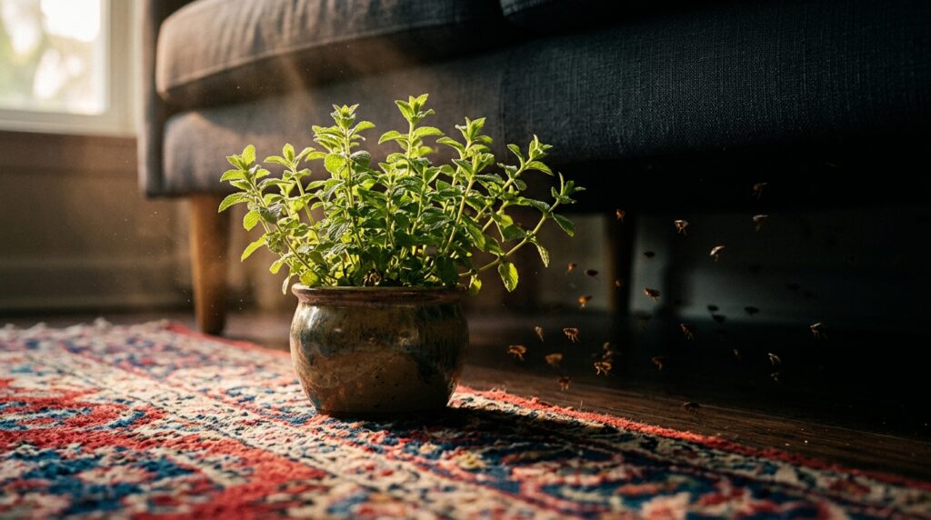 Enquanto perfuma o sofá, esta planta está expulsando os parasitas que atacam seu cachorro