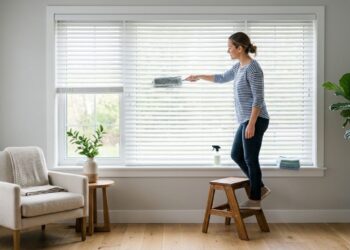 Como limpar persianas de um jeito fácil: o truque da luva caseira que remove o pó dos dois lados da lâmina de uma só vez
