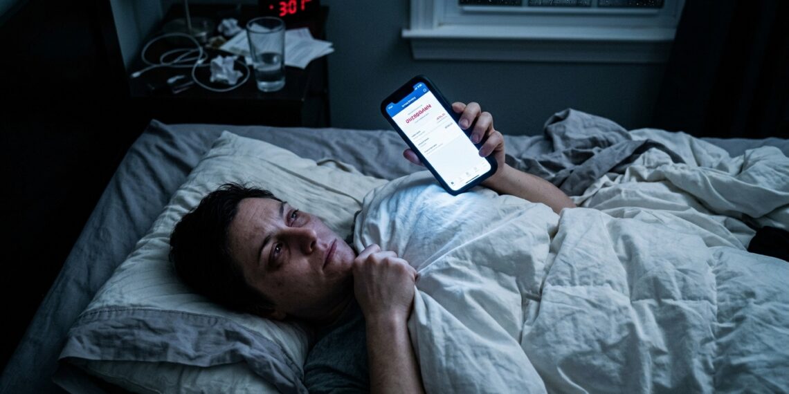 Ansiedade financeira que não te deixa dormir: quando o medo do desemprego invade sua cama