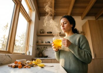 Qual bebida matinal cura mais rápido a digestão lenta: gengibre ou açafrão