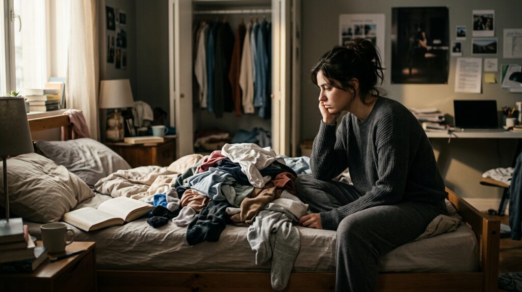 A psicologia revela o que significa guardar roupas limpas na cama em vez de dobrar e o que cada hábito diz sobre você