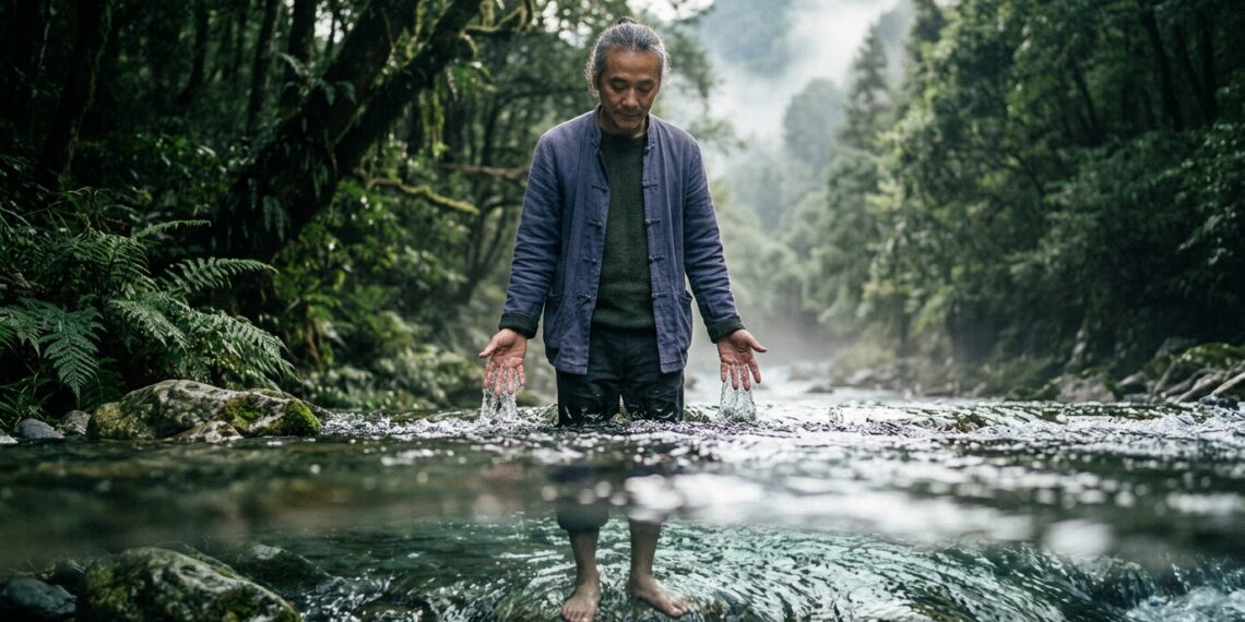 Ensinamento taoísta: "tentar controlar o rio é perder a água; aceitar o fluxo da vida é encontrar a verdade”