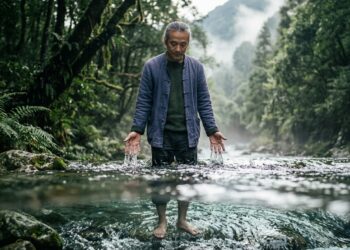 Ensinamento taoísta: "tentar controlar o rio é perder a água; aceitar o fluxo da vida é encontrar a verdade”