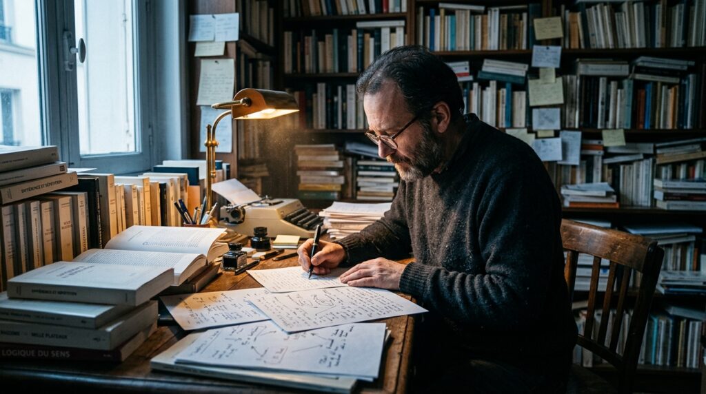 Frase de hoje de Gilles Deleuze, filósofo francês: "Um livro é uma pequena engrenagem em máquinas muito mais externas; pense sempre em sua função prática"