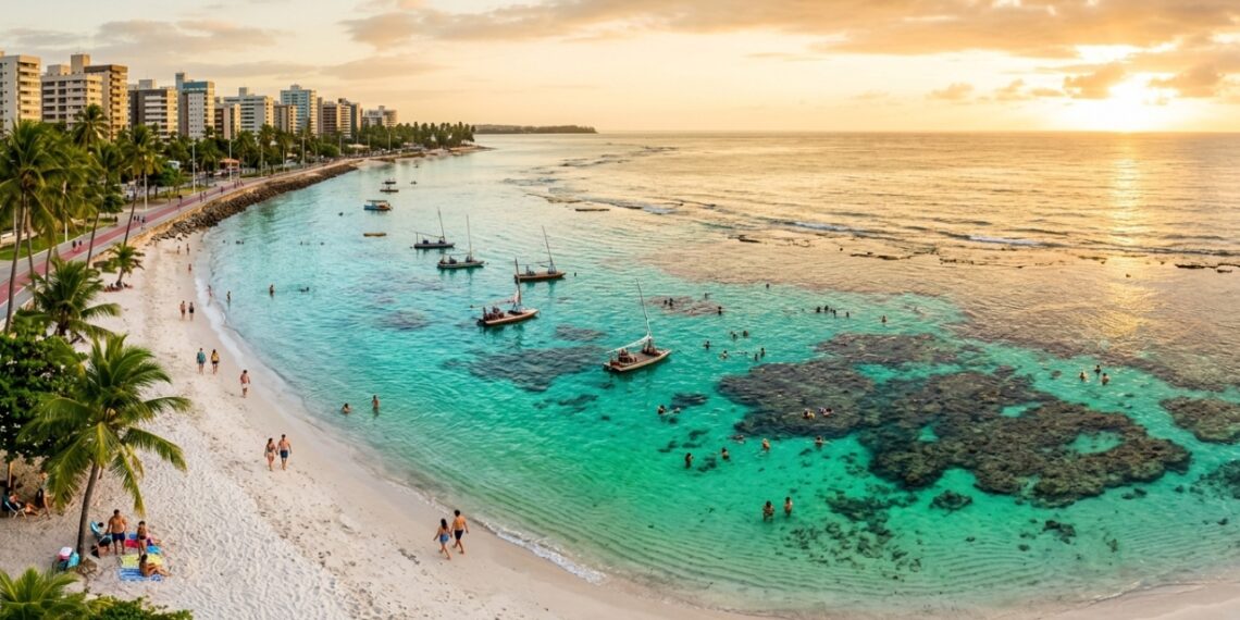 Águas cristalinas e piscinas naturais fizeram deste destino o famoso Caribe Brasileiro