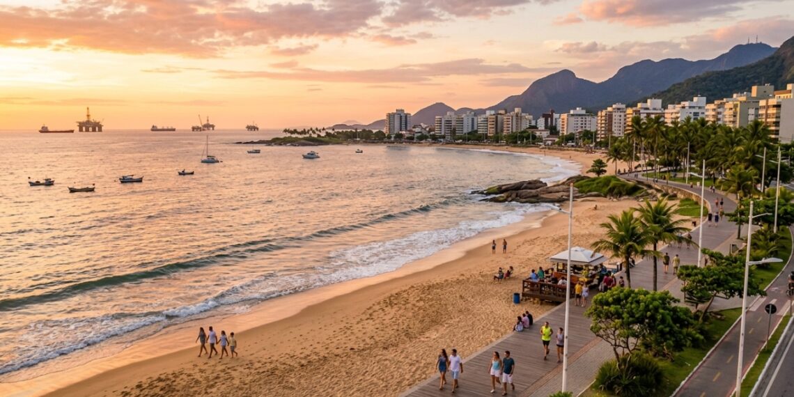 A cidade onde Darwin desmaiou hoje responde por 80% da produção de petróleo do Brasil