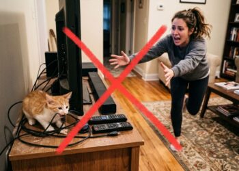 Diga adeus ao medo de seu pet levar um choque roendo fios espalhados pela casa: o truque de utilizar tubos e espirais plásticas de alta resistência para blindar a fiação e proteger seus animais de estimação contra acidentes elétricos